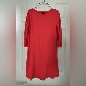 Gap Knit Swing Dress in coral, size S